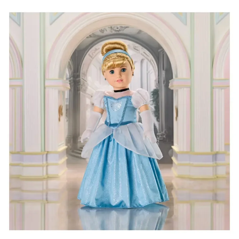 American Girl Princess Cinderella Doll Disney Gown Glass Slippers